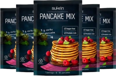Sukrin | Pancake Mix | 5 stuks | 5 x 100g