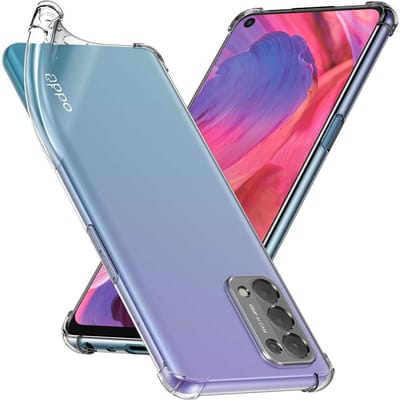ebestStar - Hoes geschikt voor Oppo A54 5G, A74 5G, Silicone Slim Cover Case, Versterkte Hoeken en Randen hoesje, Transparant
