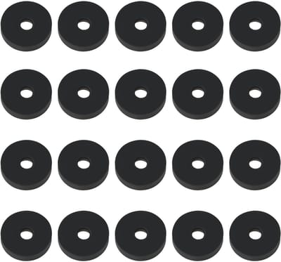 Dailygoods- Afvoer Klep 20 Stuks - Rubber Afdichtingsringen - 1/2" BSP Type B - 12 mm Buitendiameter - 4,25 mm Binnendiameter - 2,5 mm Dikte - Afdichtring