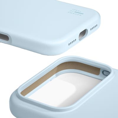 iDeal of Sweden Silicone Case geschikt voor MagSafe geschikt voor iPhone 17 Pro Max - Light Blue - Lichtblauw
