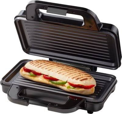 Tomado TGP2002B - XXL Tosti Apparaat - Grill IJzer - Panini - PFAS vrij - 1000 watt - Zwart
