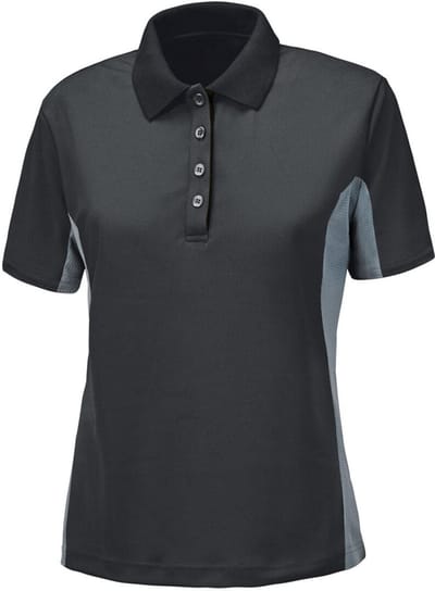 Held Cool Layer Dames Polo Shirt Zwart Grijs - Shirts