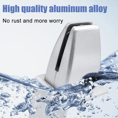 Support Pince de Fixation pour Cloison de Bureau pour Plexiglas Pince de Table pour Protection contre les Éclaboussures argenté