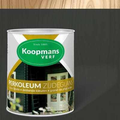 Koopmans Perkoleum Beits Antraciet 289 Dekkend Zijdeglans 0,75 Liter