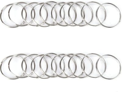 New Age Devi - Sleutelringen voor een georganiseerde sleutelbos - 20 ringen voor al je sleutels - 30mm metaal voor stevige grip