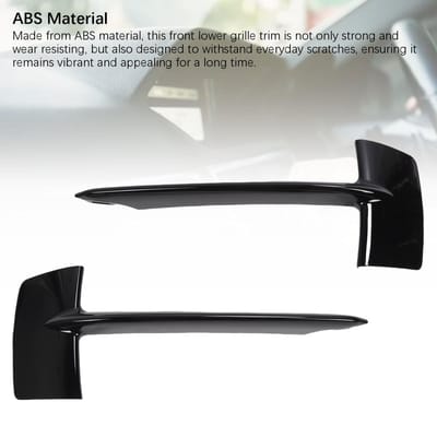 Voorbumper Onderste Grille Sierlijst Glanzend Zwart 51117303113 Links Rechts Buitenkant Onderste Grille Sierlijst Vervanging voor X5 gray