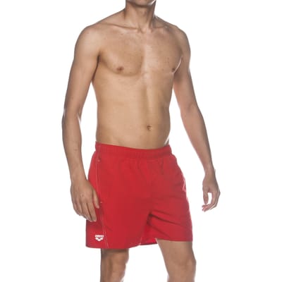 Arena Fundamentals Logo Boxer Red-white Maat: S | Zwembroeken Outlet | Heren | Wit
