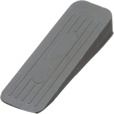Zware Antislip Deurstopper Rubber Deurwig Grijs
