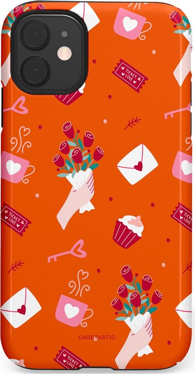 Casetastic Hoesje Geschikt voor Apple iPhone 11 - Stijlvolle Beschermende Duo-layer Case - Valentijnsdag Feest