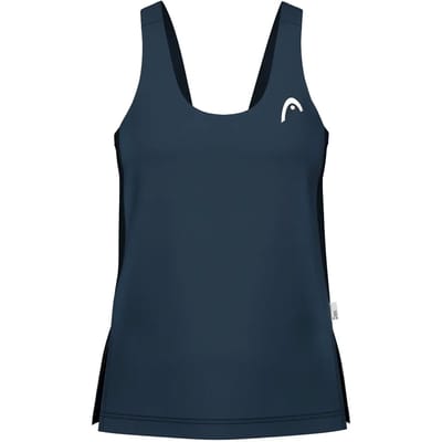Head Racket Spirit Mouwloos T-shirt Blauw M Vrouw
