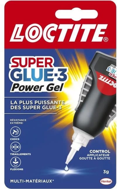 Cyanocrylaatlijmen - LOCTITE - SUPERGLUE-3P - Power Gel Control - Tube 3g