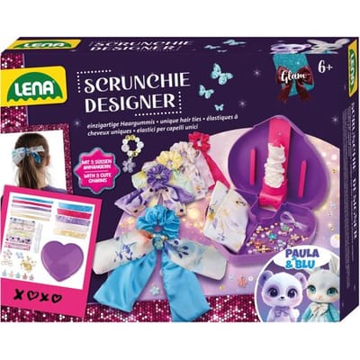 LENA Maak je eigen armbanden, haarbanden of scrunchies set (Scrunchies Designer)