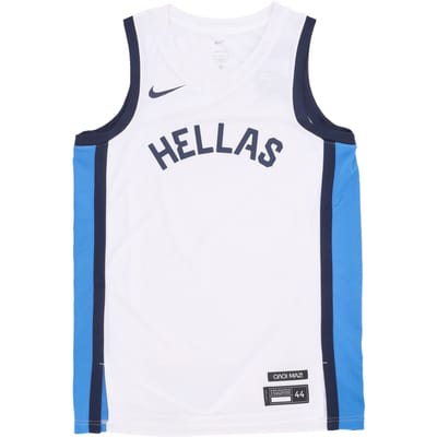 Basketbaltanktop heren Limited Home Jersey Team Griekenland Wit/lt Photo Blauw