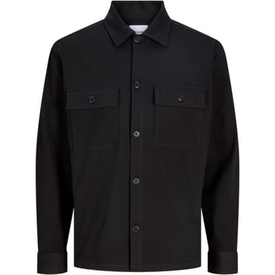 Jack & Jones Overhemd Jjwilliam Sweat Overshirt Ls Noos 12306252 Black Mannen Maat - XL