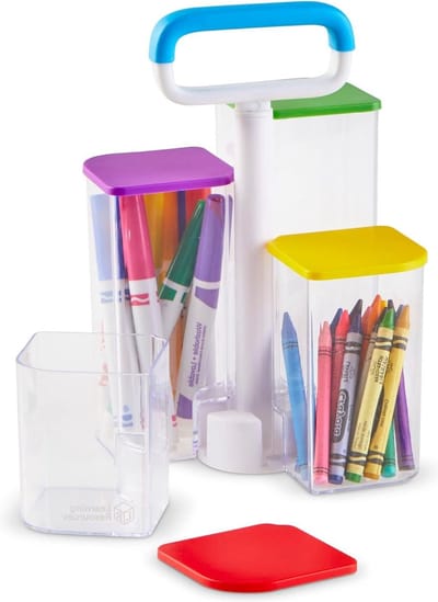 Opslag Caddy Zie-Thru 9-Stukken Set - Voor Creëer Ruimte