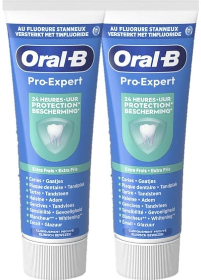 Oral-B Tandpasta Pro-Expert Frisse Adem 2 x 75 ml