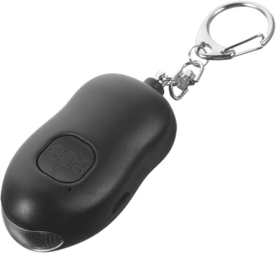 Persoonlijk Alarm - Nood Sirene - Veiligheid Onderweg - 130 Decibel Geluid - 7.5 cm - Zwart