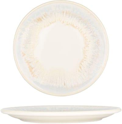 By Bone Dessertbord - Wave - Porselein - 23 cm - set van 6