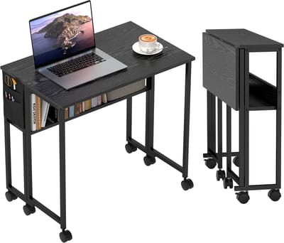 HOMCOM-Schrijfbureau-MDF-80x50x75cm-Zwart