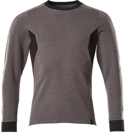 Mascot Accelerate Sweatshirt 18384-962 - donkerantraciet/zwart - 2XL
