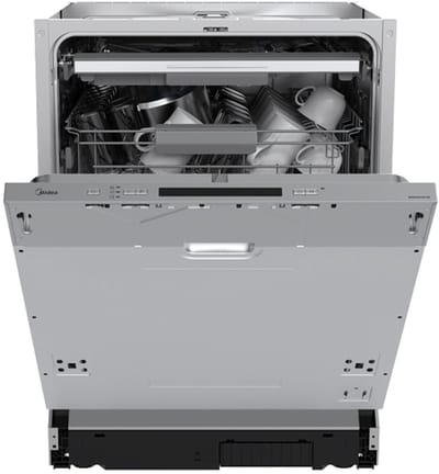 Midea MID60S220-HR - Inbouwvaatwasser - RVS - D label - 14 couverts - 44 dB - Volledig geïntegreerd - 11 l waterverbruik (per cyclus, gebaseerd op het ecoprogramma)