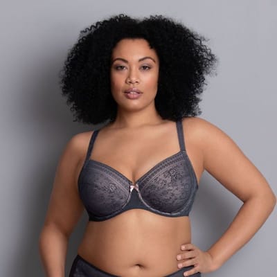 RosaFaia Beautyfull Fleur Beugel Bh 5653 Anthrazit - maat EU 70B / FR 85B