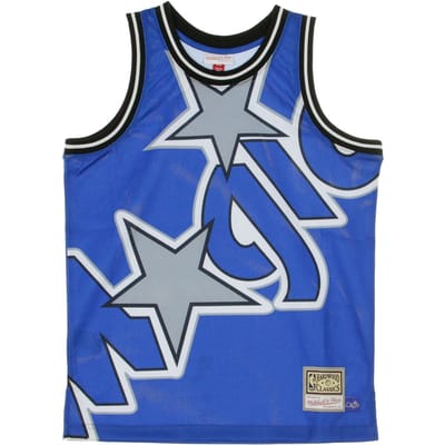 Basketbaltype tanktop voor heren Nba Big Face Jersey Orlmag