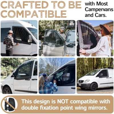 Magnetische Insectenbescherming voor Voordeuren - Universele Maat voor Bestelwagens en Auto's