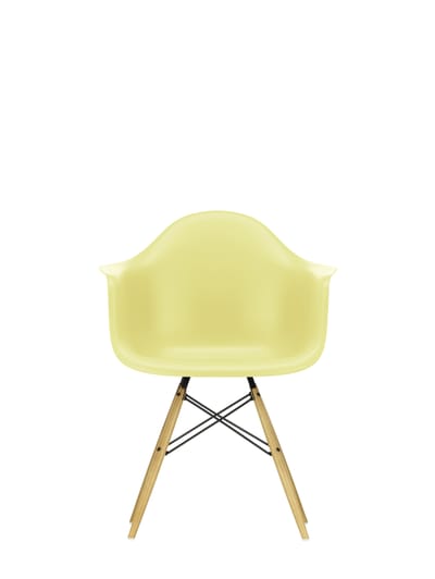 Vitra DAW Eames Plastic Armchair - citron RE - gelige esdoorn