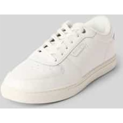 Low-top sneakers van echt rundleer