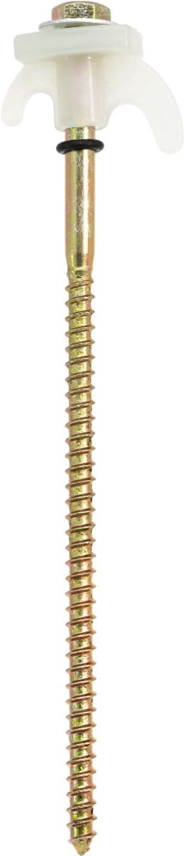 Happy Rhino - Tentpennen Schroef Drill 20 stuks met verloop In Koffer - 4.5 x 2.2 x 20.5 cm
