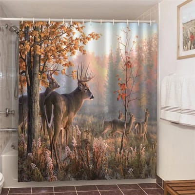 Grappige Baden Rubberen Eendjes Douchegordijnen Kinderen Huis Badkamer Decor Verduisterend Scherm Waterdichte Stof Douchegordijn Cortina W120H180(CM)-1 Pcs
