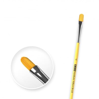 AMMO by Mig Jimenez Hobbypenseel - MIG 8595 4 Synthetic Filbert Brush Penseel