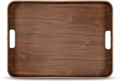 Sagaform Hanna rechthoekige plateau 55x40cm H6cm donkerbruin