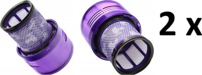 HEPA-filter - 2 stuks - vervanging geschikt voor DYSON: V11, V11 Absolute, V11 Absolute Pro, V11 Animal Plus, V11 SV14, V11 Animal, V11 Absolute Pro, V11 Torgue Drive, V11 Total Clean, V15, SV14, onderdelen vervangen # DY-970013-02