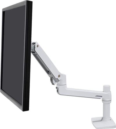 Monitor arm in zwart - ERGOTRON LX Monitorarm wit - 1 monitor Ergotron LX Monitor Arm - zwart Witte monitorarm - 1 monitor