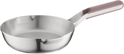 BergHOFF Home Elements Koekenpan Ø 20 cm – RVS Braadpan – PFAS-Vrije Bakpan – Geschikt voor Inductie, Gas, Elektrisch en Keramisch – Ovenbestendige tot 180 °C en Vaatwasserbestendige pan – Aubergine