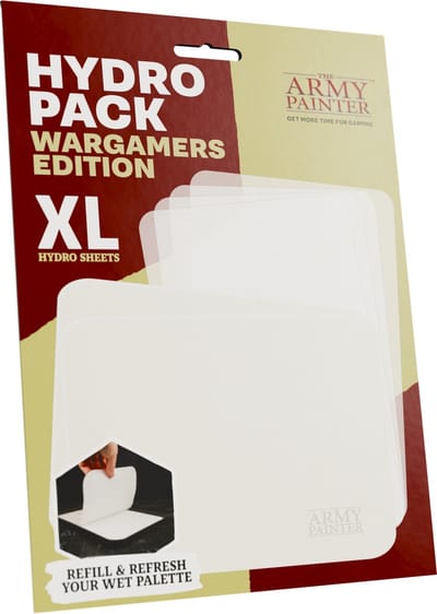 The Army Painter Hydro Pack, Wet Palette Wargamers Edition XL Navulling, 50 Hydro Sheets en 2 Hydro Foams, voor het schilderen van miniaturen en modellen