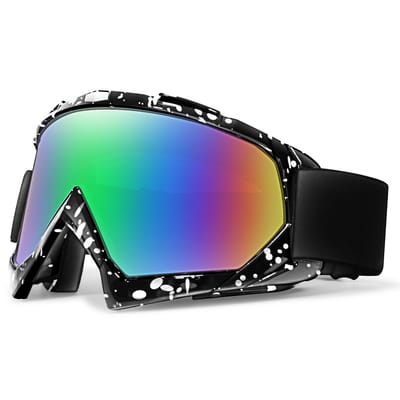 Dubbellaagse Anti-Mist Ski Bril voor Snowboarden Fietsen Buitensporten UV Bescherming Winddicht