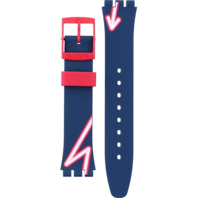 Swatch Plastic - Originals Medium (34mm) /Access/Solar/Musicall/Stop - G/SK/SL/SR/SS/SO28 AGN267 GN267 Flash of love Horlogeband