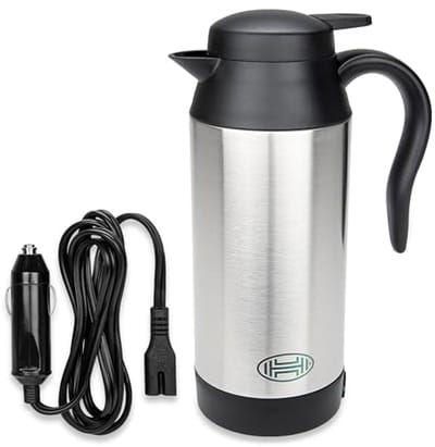 Auto waterkoker roestvrij staal met warmhoudfunctie 750ml 12V