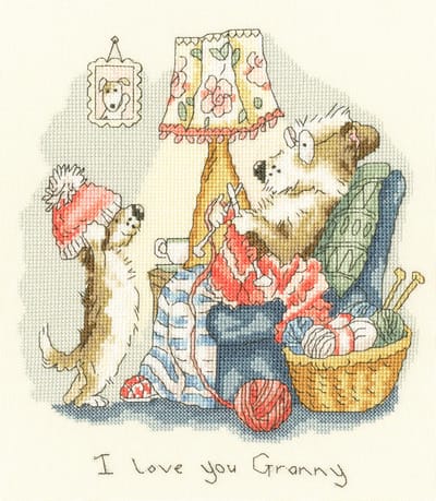 Bothy Threads borduurpakket I love you granny XAJ19 borduren