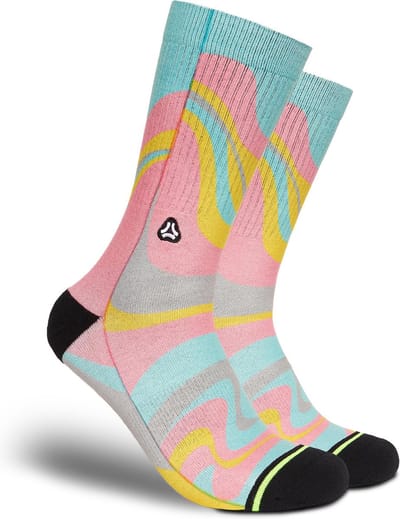 FLINCK Sportsokken - Swirl - Maat 45-48 - Unisex - Heren Sokken - Dames Sokken - Naadloze sokken - Crossfit Sokken - Hardloop Sokken - Fitness Sokken - Fietssokken