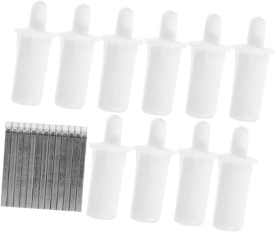 Reparatiepinnen Jaloezieën - Raamluiken Onderdelen - Meubel Reparatie - Eenvoudige Installatie - 2 cm - Wit