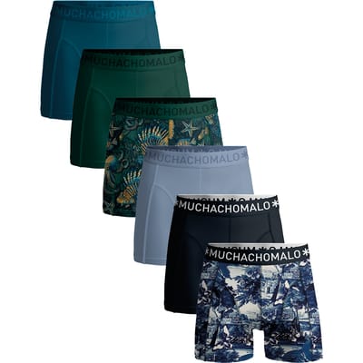 Muchachomalo Boxershort Heren – 6 Pack – 95% Katoen – Heren Ondergoed – Kleding – Stevig Ondergoed – Onderbroeken Heren