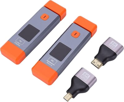 Draadloze HDMI Zender - HD Multimedia Interface - Beeld Streamen - Dual Band 2.4G 5.8G - 11x9x4 cm - Zwart