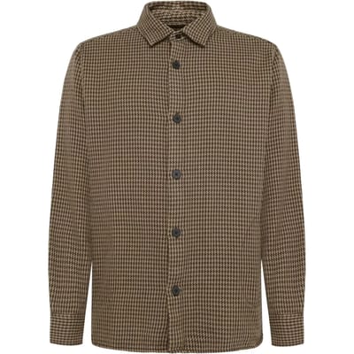 Overhemd KnowledgeCotton Apparel Houndtooth Loose
