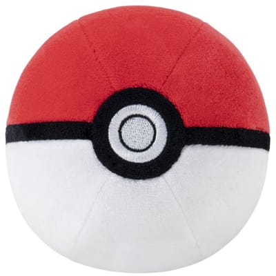 Jazwares Pokémon Knuffel Figure Poké Ball 13 cm Knuffeles