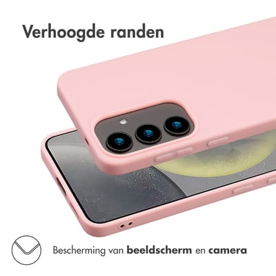 imoshion Hoesje - Geschikt voor Samsung Galaxy S25 - Color Backcover - Dusty Pink