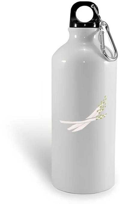 Hacebo® - Asperges waterfles - Groente - Groente liefhebbers - Witte asperges - gezond eten - water fles - 400ML